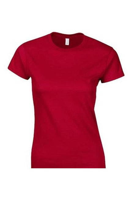 Ladies Softstyle T-Shirt (Cherry Red)