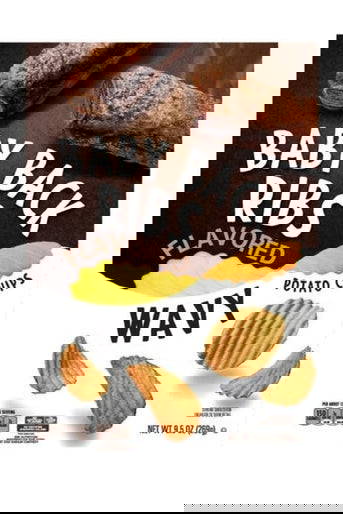 Wavy Baby Back Ribs Chips 9.5oz