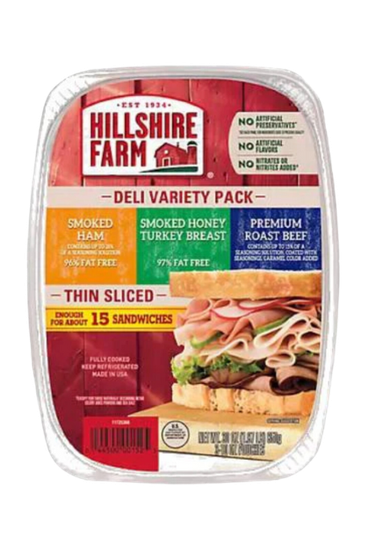 Hillshire Farm Deli Meats Variety Pack (Ham, Turkey, Roast Beef)