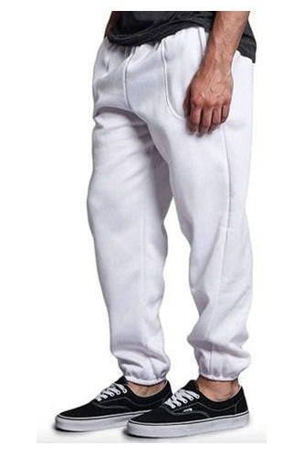 Sweatpants W/Front & Back Pockets (White)