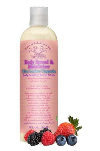 Yadain Body Spread & Moisturizer: The Lotion Upgrade - 5 Berries & Oats (8oz)