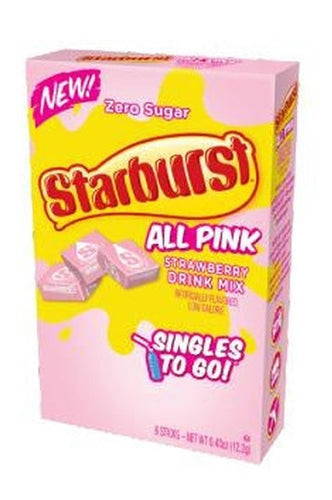 Starburst To Go All Pink Drink Mix  6ct