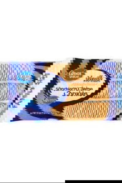 GV Vanilla Sandwich Creme Cookies Family Size, 25 oz