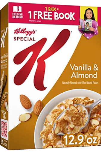 Special K Breakfast Cereal Real Almonds Vanilla and Almond - 12.9 Oz