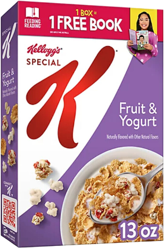 Special K Breakfast Cereal Real Oat Clusters Fruit and Yogurt - 13 Oz