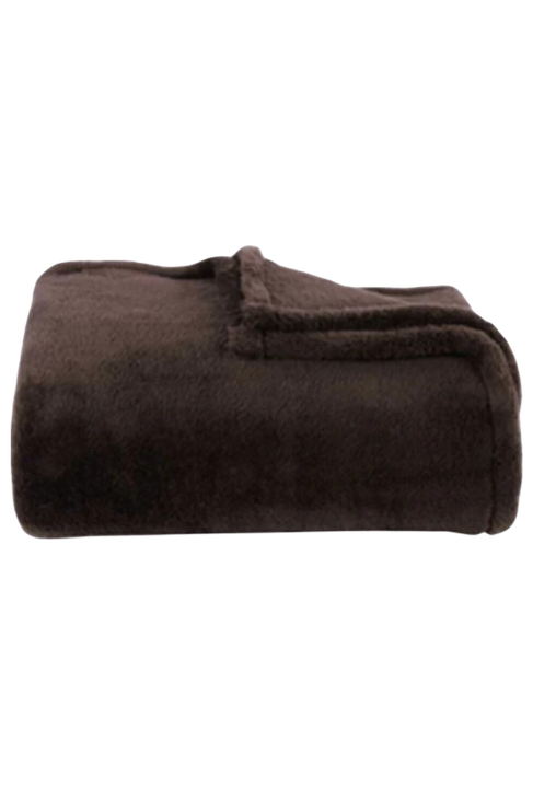 Plush Blanket (Brown)