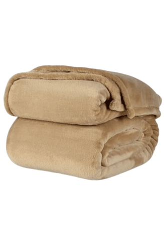Plush Blanket (Camel )