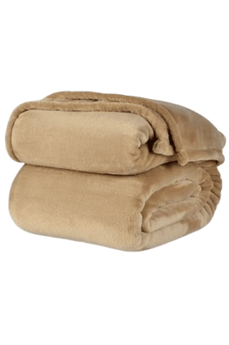 Plush Blanket (Camel )