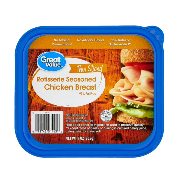 Great Value Rotisserie Chicken Lunchmeat, 9 oz