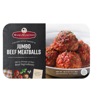 Jumbo Beef Meatballs, 48 oz