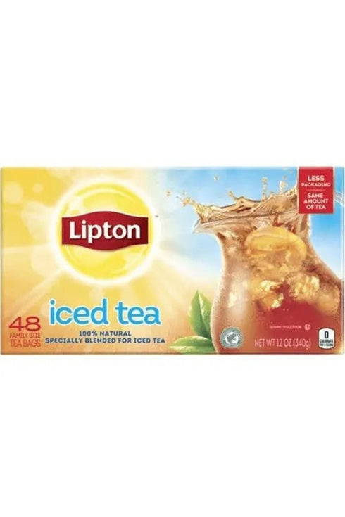 Lipton Unsweetened Black Iced Tea Bags 48 ct