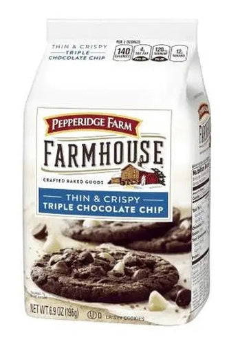 Thin & Crispy Triple Chocolate Chip Cookies