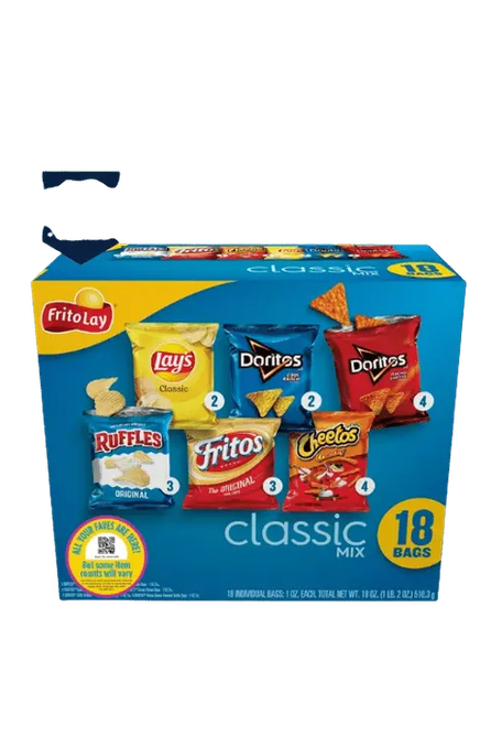 Lay's Mix Potato Chips Variety Pack 18ct