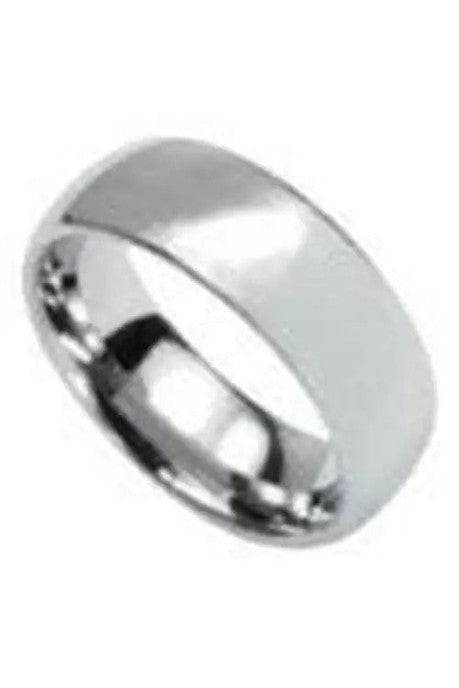 Tungsten Ring With Polished Finish - 8mm Width, .3oz