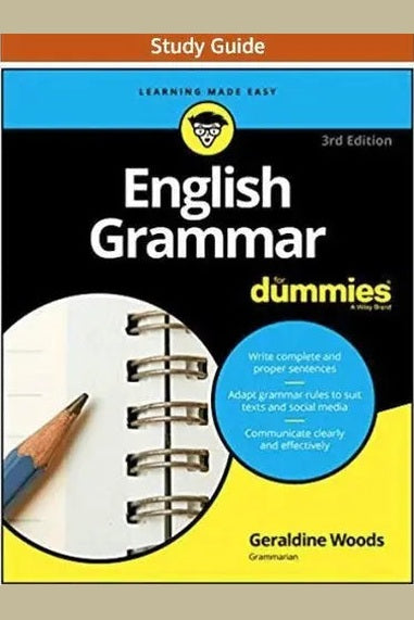 English Grammar For Dummies