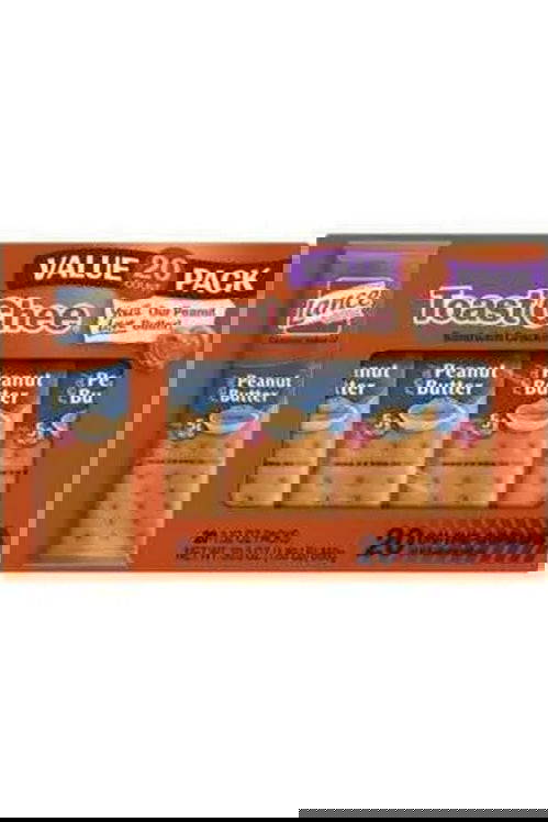 Lance Toast-Chee Peanut Butter Sandwich Crackers, 20 Ct