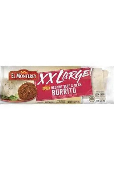 XX Large!® Spicy Red Hot Beef & Bean Burrito Wrapper