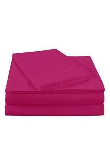 Ultra Soft microfiber solid sheet set, Twin XL, (Pink Yarow)