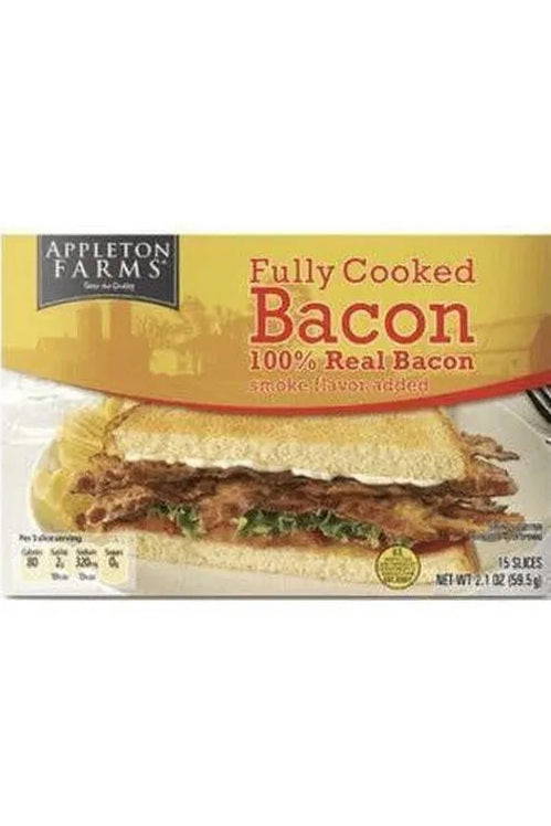 Appleton Farms Fully Cooked Bacon 2.25oz
