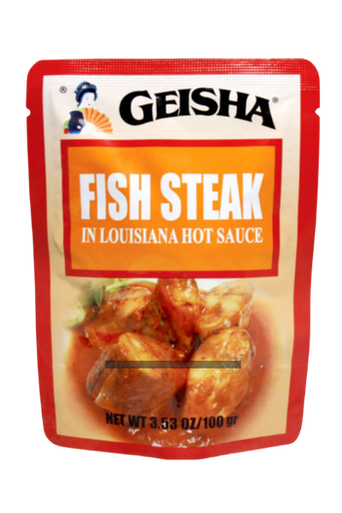 Geisha Fish Steaks in Louisiana Hot Sauce 3.53 oz