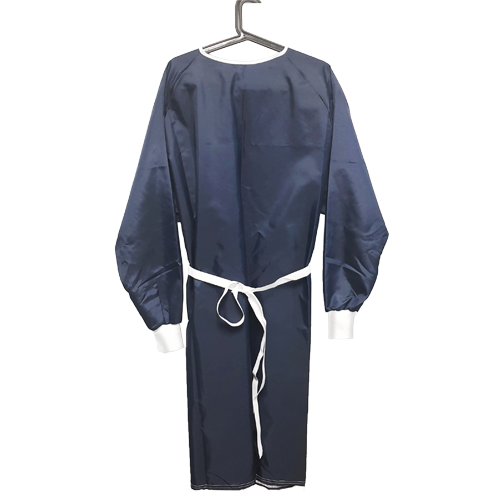 Washable Isolation Gown ASTM Level 3 Blue Safety Masks