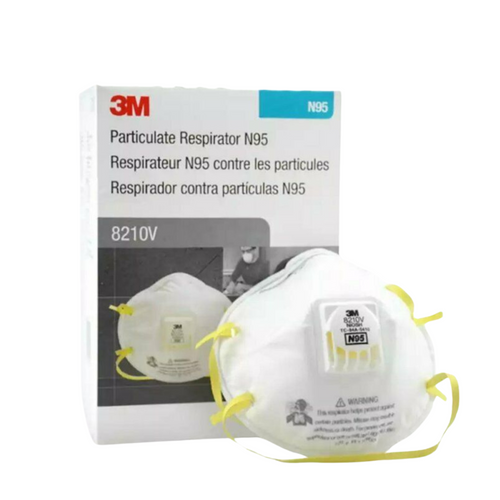 Genuine 3M N95 with Valve, 10/Pk, #8210V
