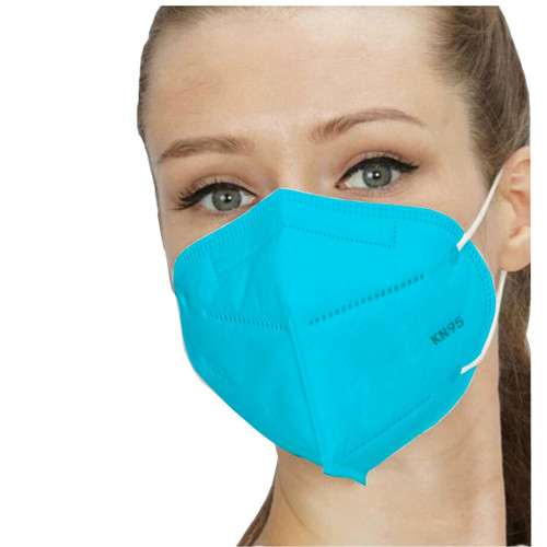 KN95 Respiratory Masks, Blue, 10/Box