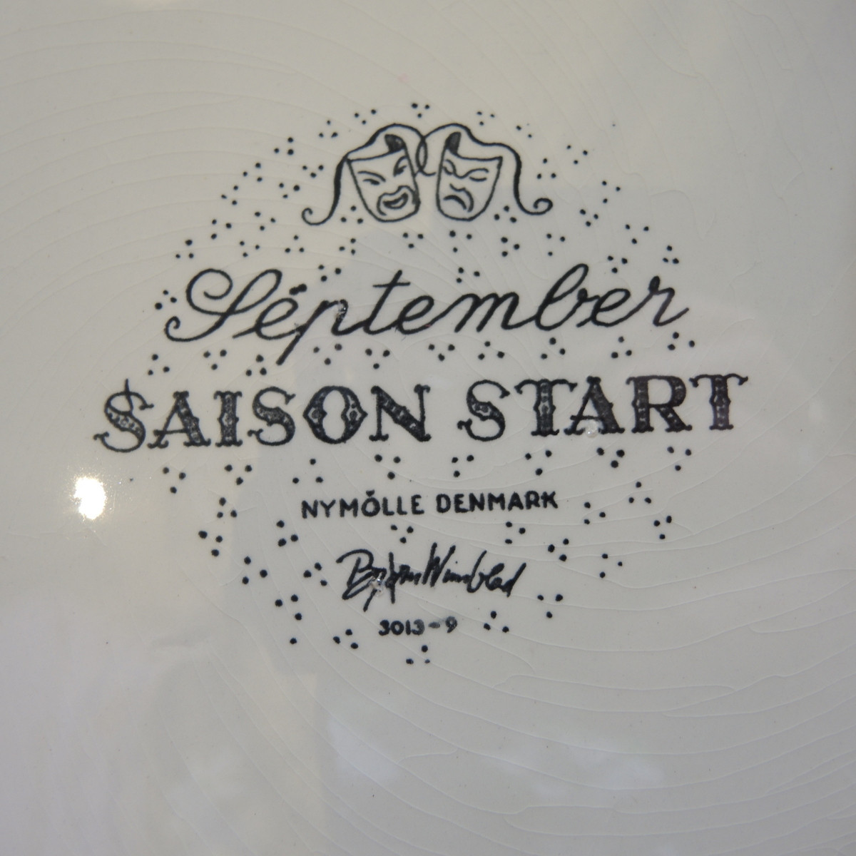 Complete Set of 12 Vintage Nymolle Bjorn Wiinblad Birth Plaques