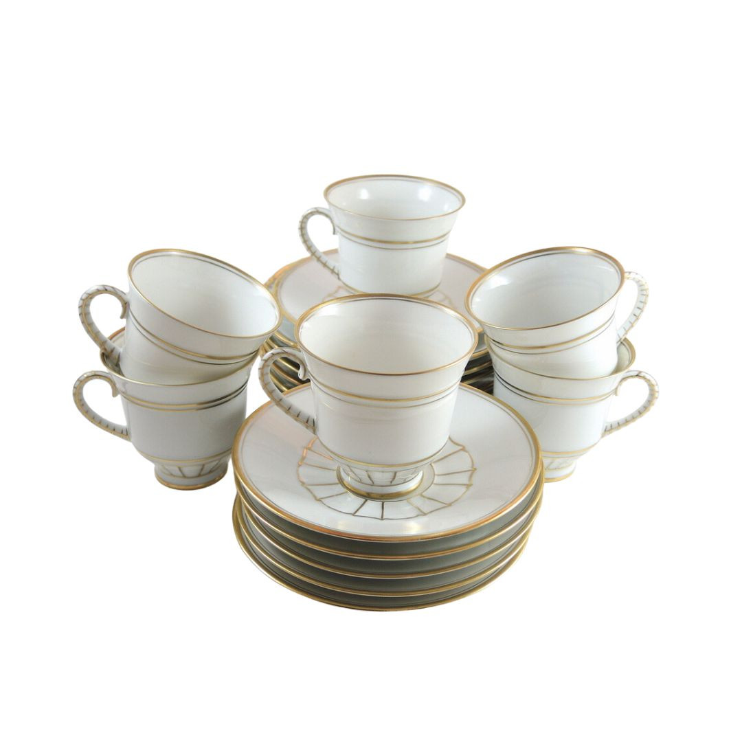 Vintage Bing & Grondahl Offencah Coffee Set for 6 people -In Stock
