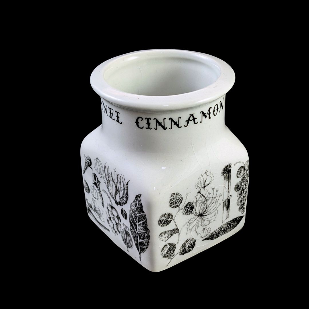 食器 ARABIA FINLAND Vintage Arabia Finland Cinnamon Spice Jar - In Store