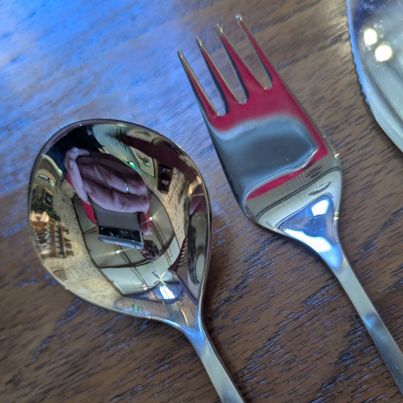 Lundtofte Fuga Stainless Steel Flatware - Denmark Satin Handle & Glossy Bowl (CHOICE Pieces)