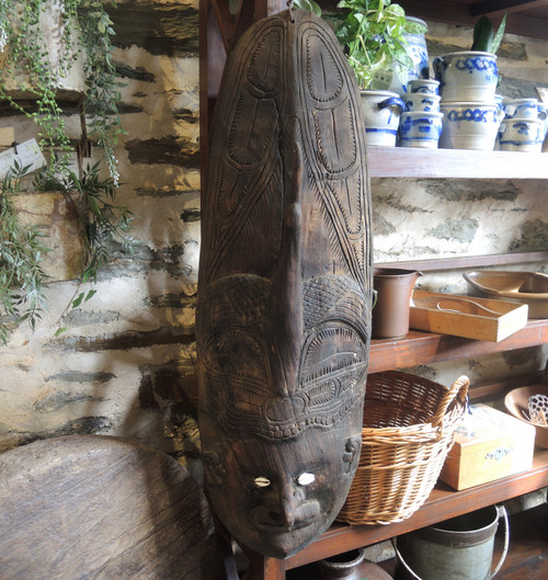 Antique Papua New Guinea Sepik River Tribal Mask