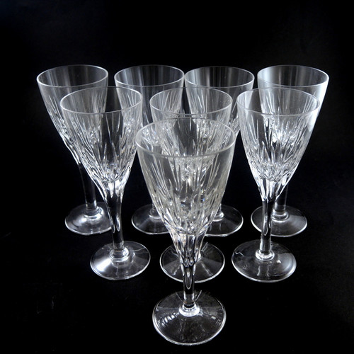  8 Vintage Stuart Crystal Salisbury Lichfield Port Wine Glasses