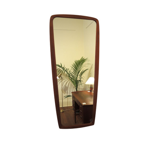 Mid Century Danish Teak Framed Mirror