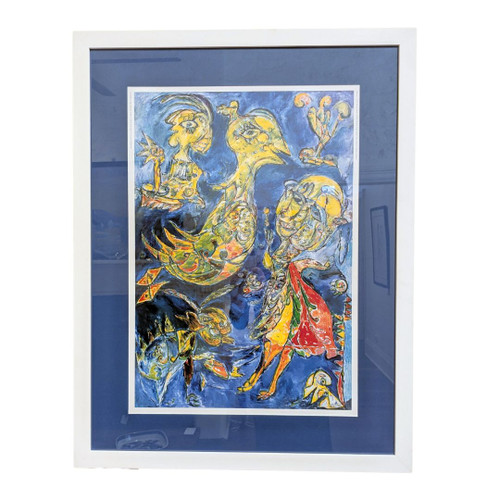 Vintage Danish Carl Henning Pedersen Mid Summer Print