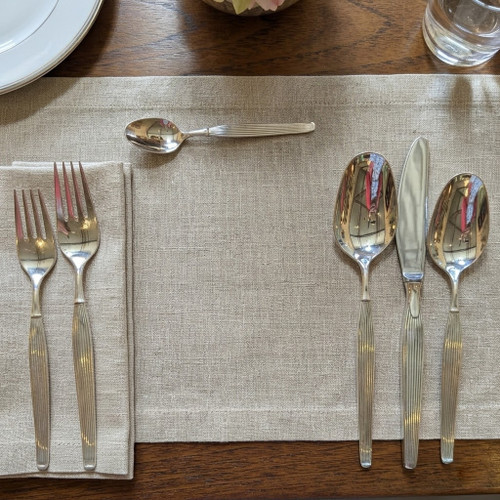 Vintage Danish Frigast Savoy Cutlery Set Henning Seidelin for 12 people