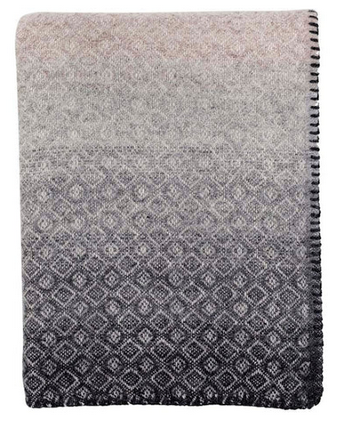 Brand New Klippan Lambs Wool Blanket Havanna Natural Midi Knee Rug