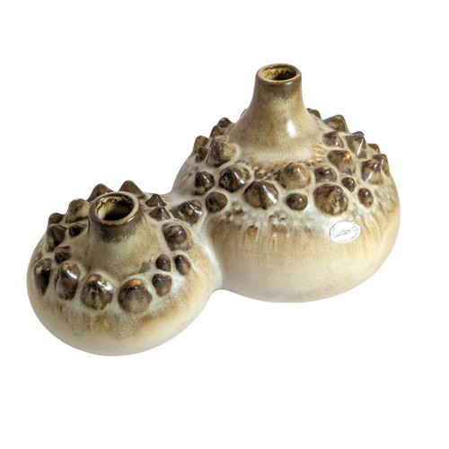 Vintage Soholm Stoneware Double Vase Einar Johansen Tudse Series Denmark 