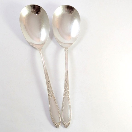 Vintage Onieda Virginian Sterling Silver Serving Spoons 130gms