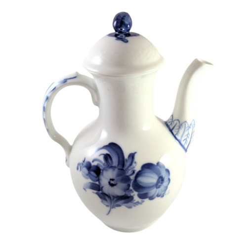 Antique Royal Copenhagen Blue Flowers Coffee Pot