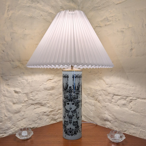 Vintage Bjorn Wiinblad for Nymolle Sommerpige Summergirl Table Lamp 