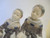  Vintage Royal Copenhagen Porcelain Amager Girls Shopping Figurine