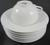 6 Vintage Rorstrand Quattro Bianco Cups and Saucers Sweden