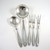 The serving pieces from the Art Nouveau Danish Silver Plate Cutlery Set Rio ABSA c1930