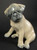 Vintage Danish Royal Copenhagen Pug puppy Dog Figurine Theodor Madsen
