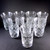 8 Danish Lyngby Vienna Antique Wien Antik Cut Crystal Tumblers Glasses 