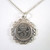 Antique 1916 Silver Threepence Ornate Setting on Sterling Silver Chain