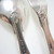 Vintage Danish Frigast Silverplate Hirsholm Marianne Cake Fork Set