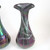 Art Nouveau Austro Bohemian Iridescent Threaded Art Glass Vases Pallme Konig