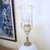 Vintage Holmegaard 'Sakura' (Lille Oval Blue) Art Glass Table Lamp